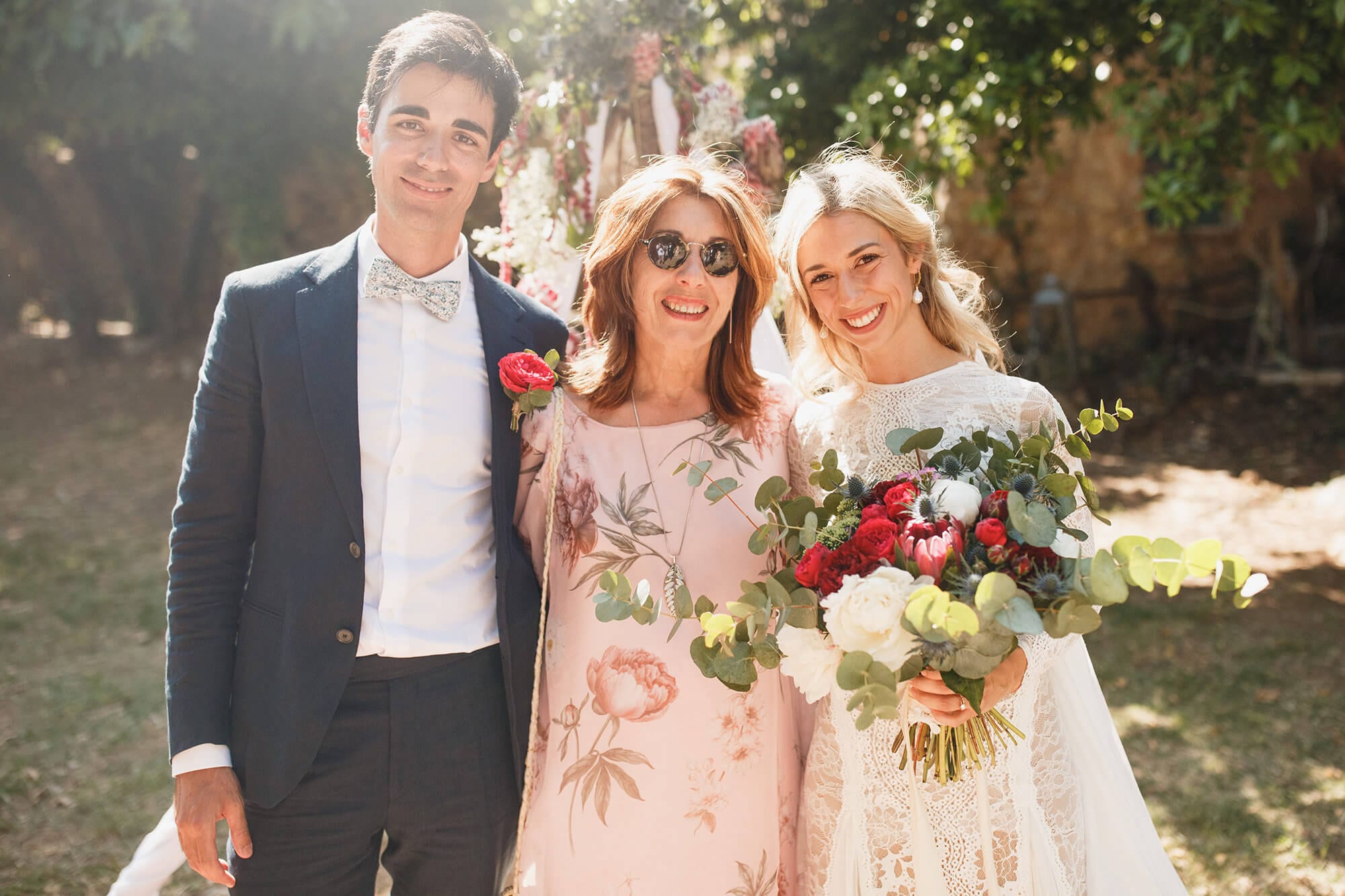 Bride and groom wedding love South France