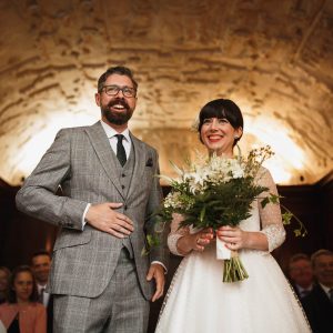 Portmeirion Couple At Wedding