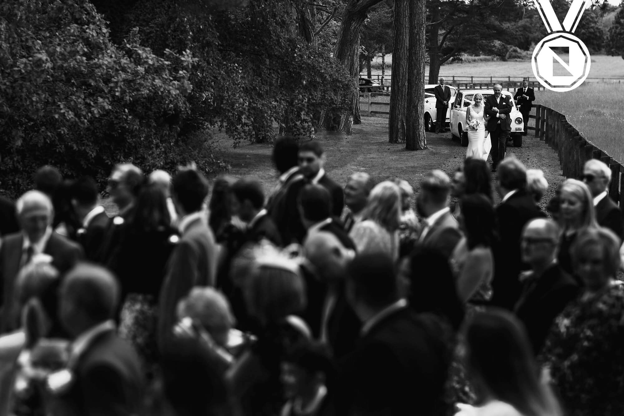 brides arrival