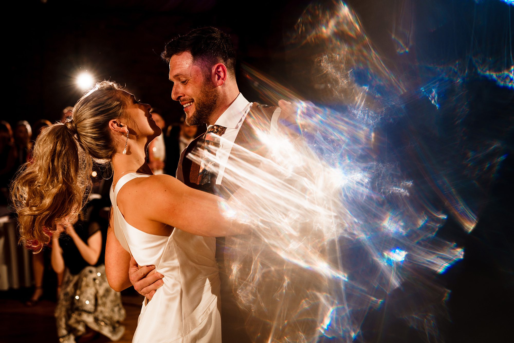 bride and groom first dance oakwood