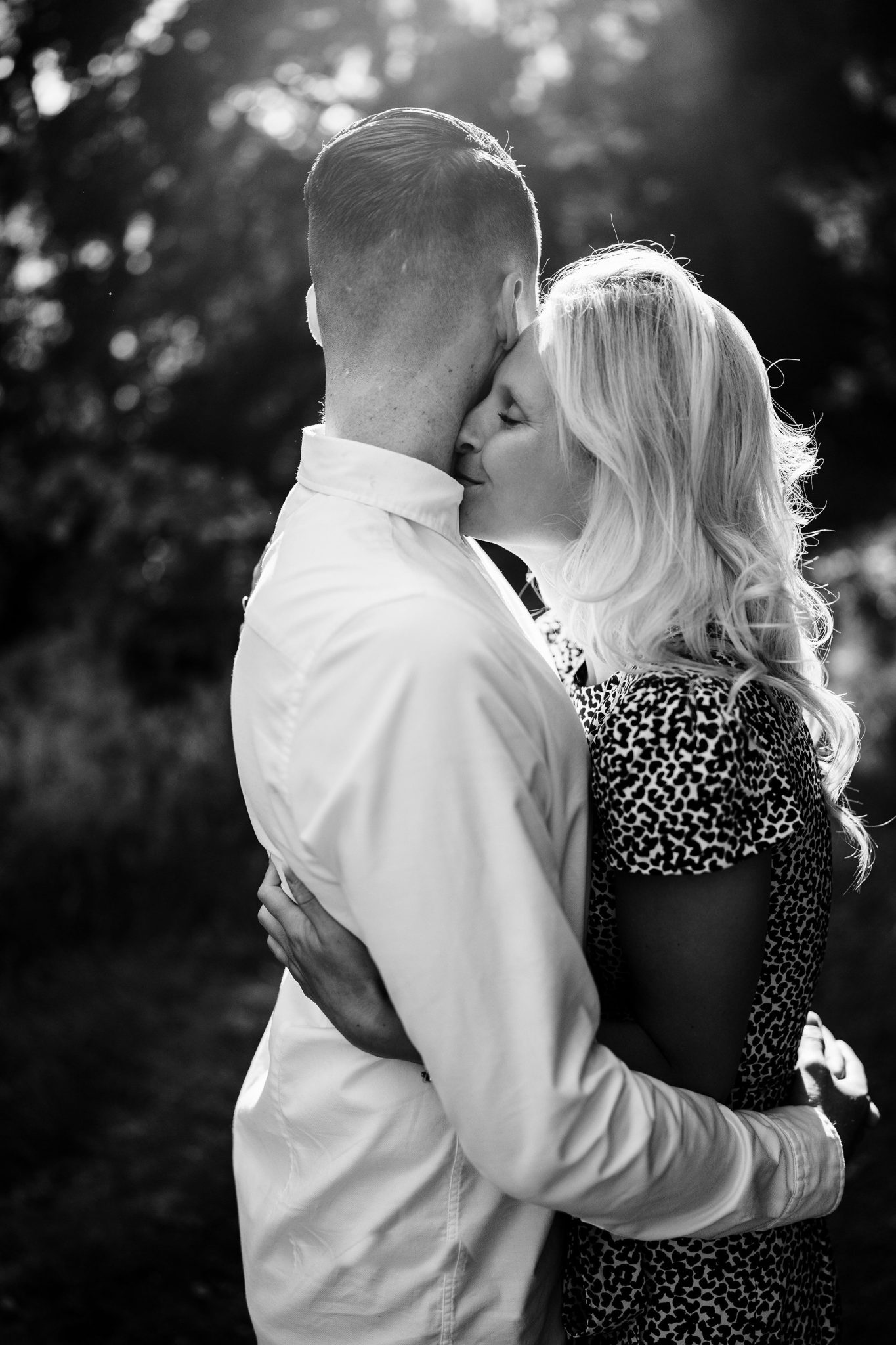 engaged couple