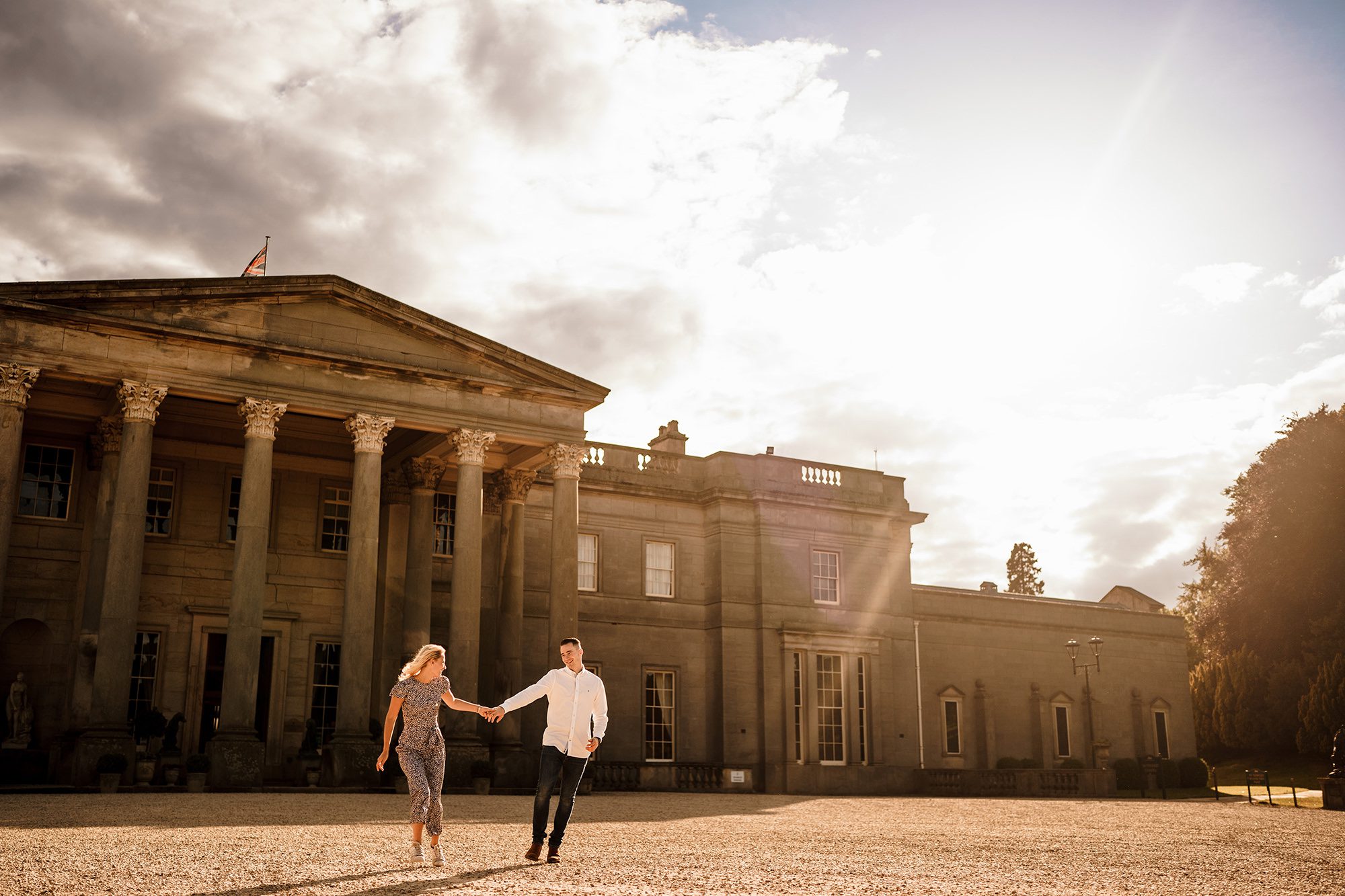 Sunset at Wynyard Hall