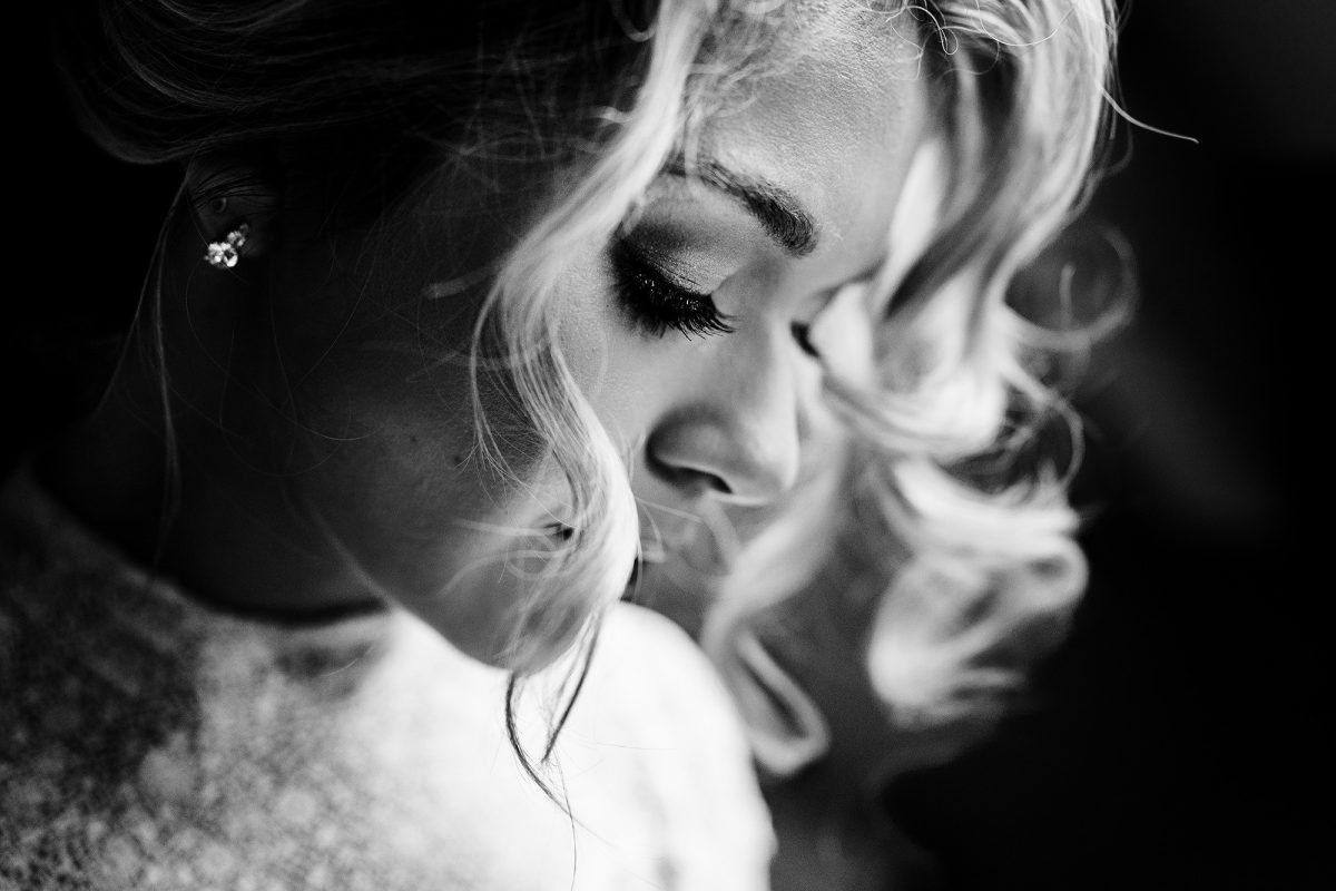 Lake Como Bride about to have her wedding ceremony in italy