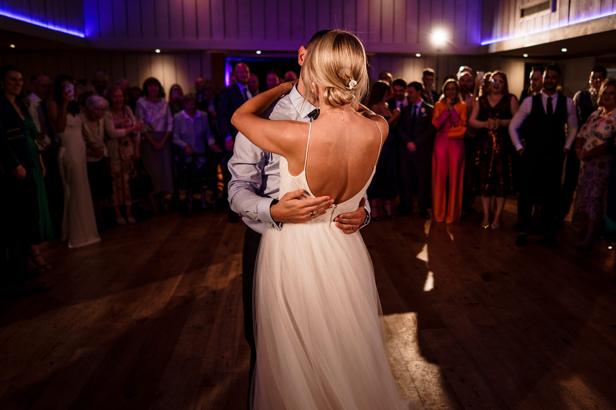 The first dance at Primrose Hill Farm wedding reception.