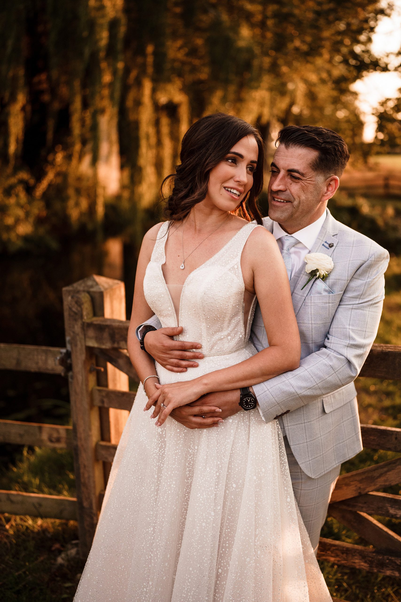 couple having a photo session at Caswell house