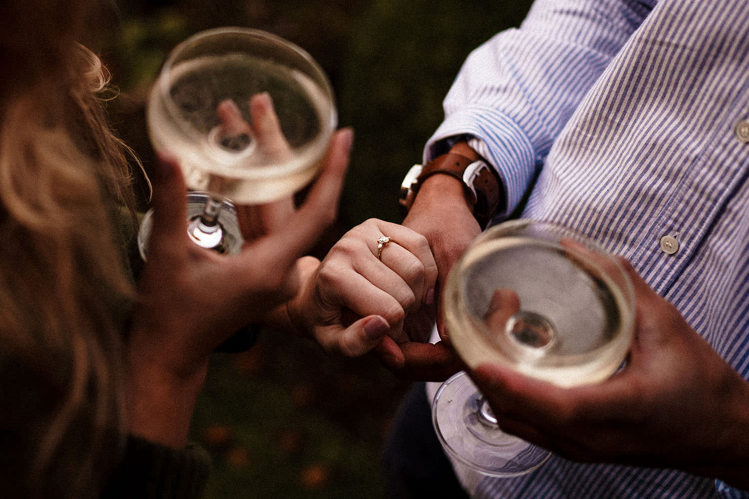 engagement ring by Cotswolds proposal photographer