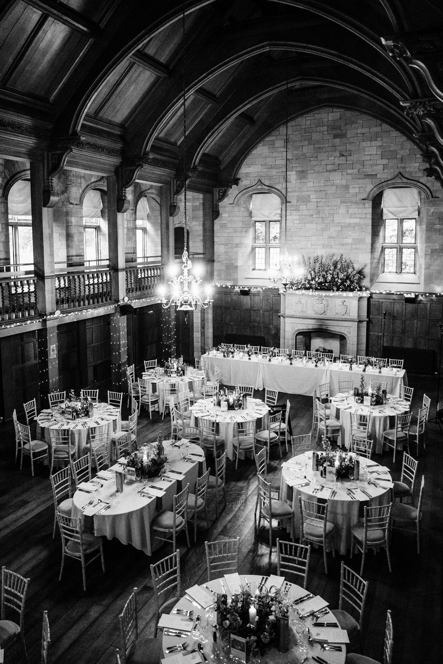 Achnagairn Castle grand hall