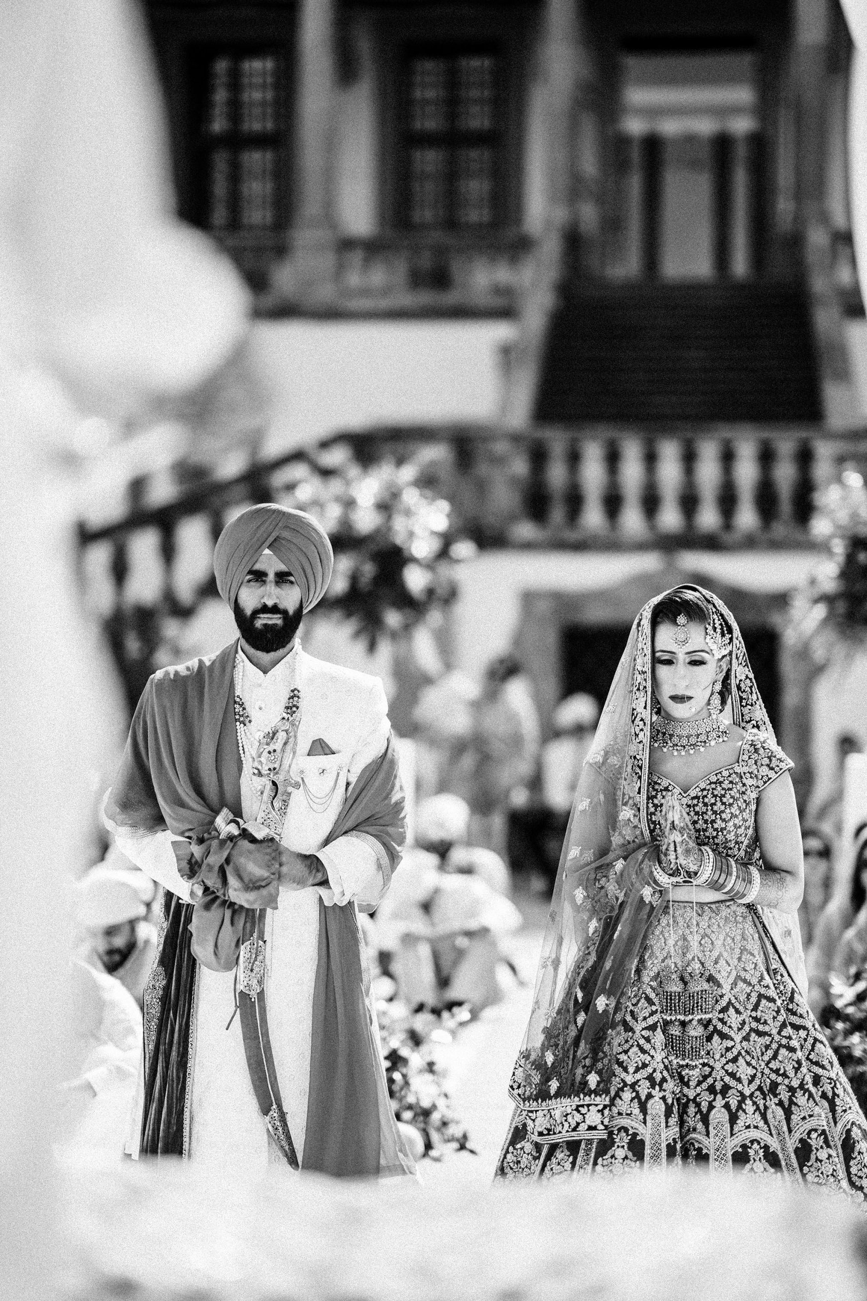 bride and groom during ceremony of Tenuta di Artimino Wedding Photography