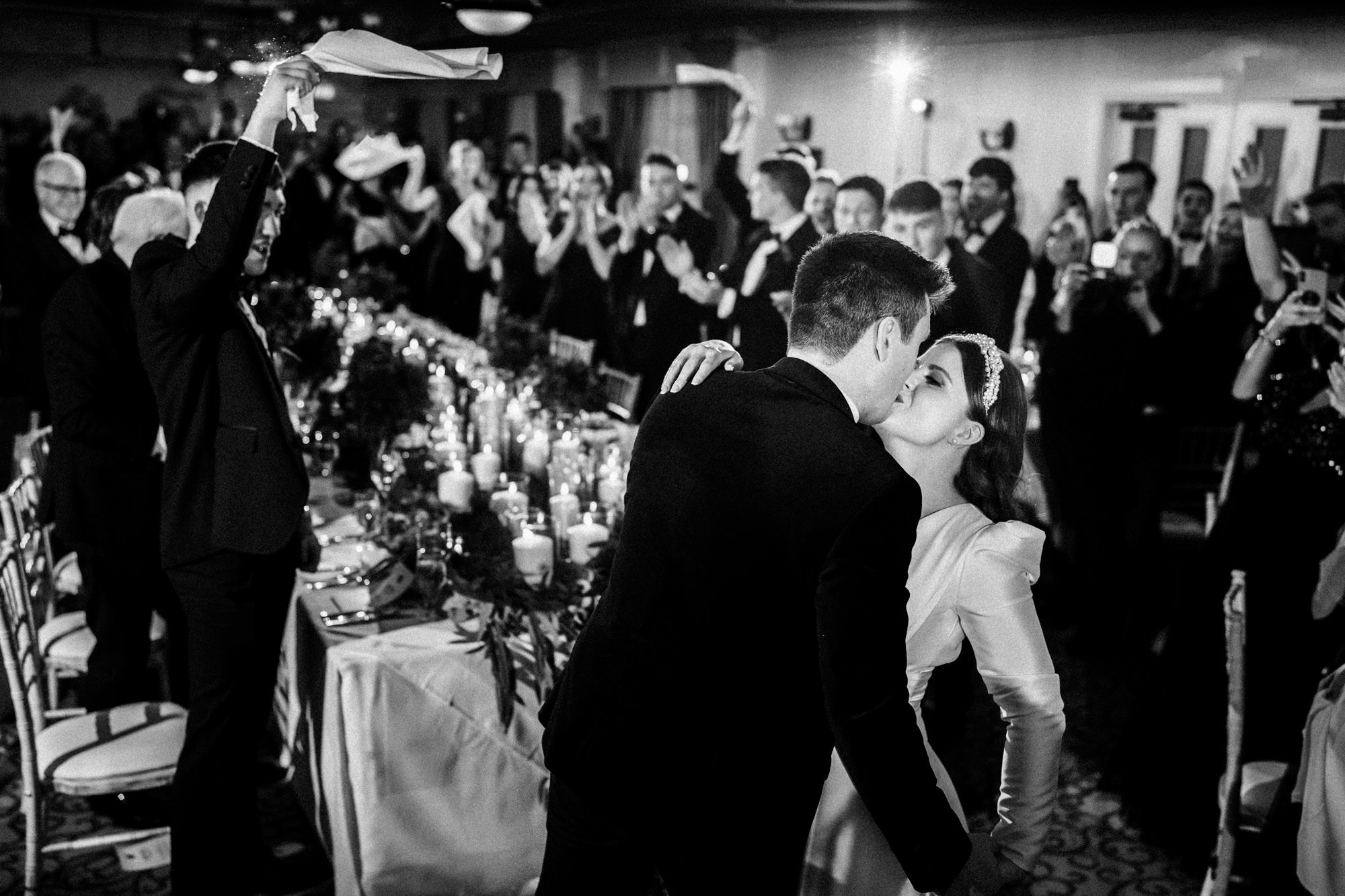 irish bride and groom during mount falcon wedding