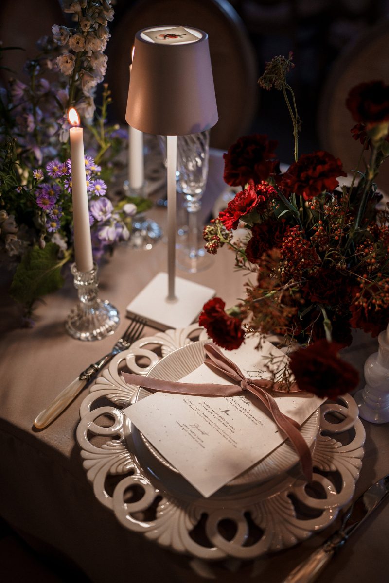 Stationary for wedding at scarlet hall